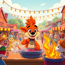 Fido's Fiery Fiasco - Text-based game