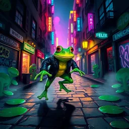 Frog Hustle: Croak City Chronicles - Text-based game