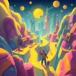 Pacworld: The Maze Chronicles - Text-based game