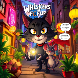 Whiskers of Fury - Text-based game