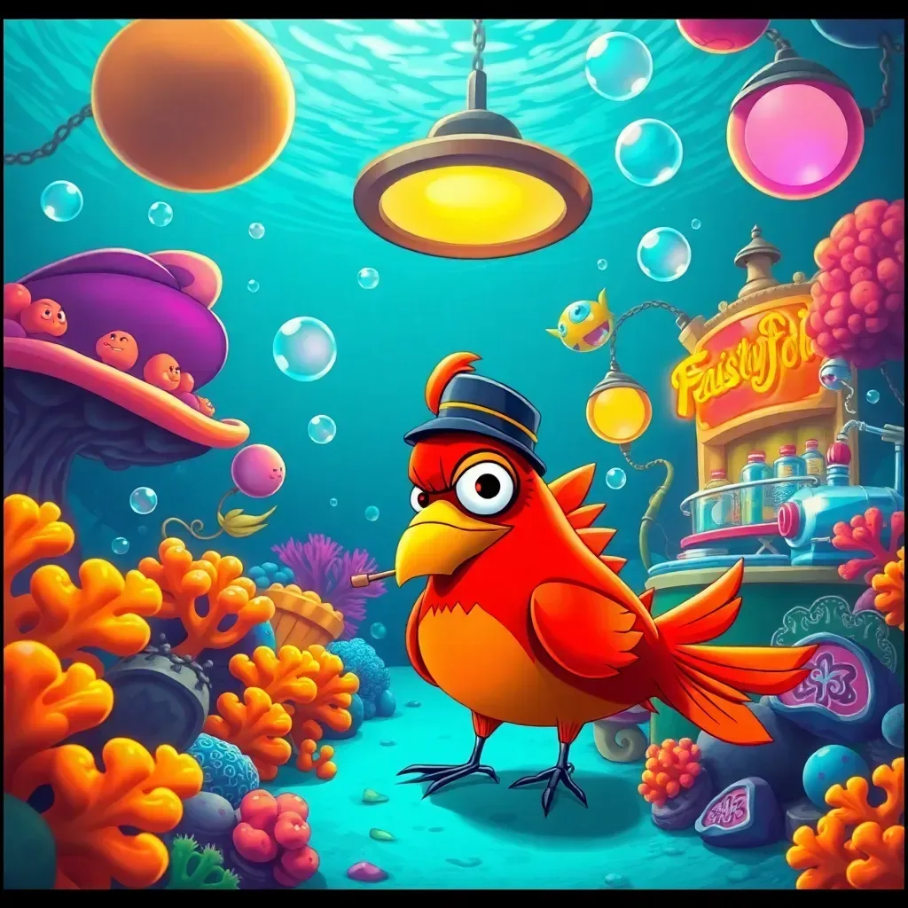 Feisty Fowl: The Fishy Odyssey