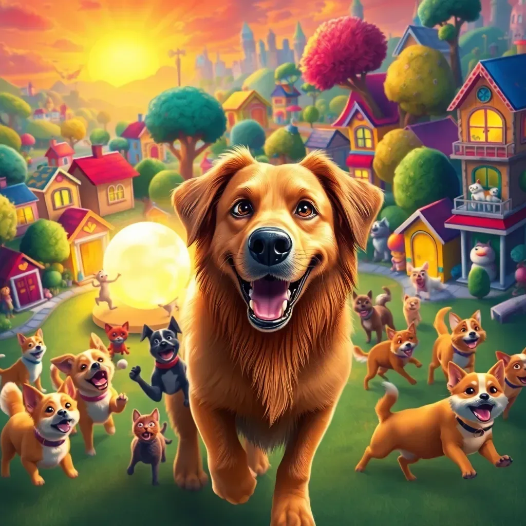 Canine Chronicles: The Fetch Frenzy