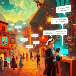 ChronoChatter: The Time-Twisted Conversations - Text-based game