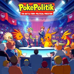 PokePolitik: The Battle for the League - Text-based game