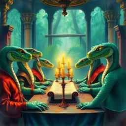 Serpent's Diplomacy - Text-based game