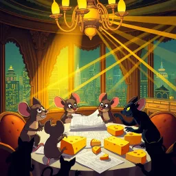 Cheese Heist: The Great Gouda Getaway - Text-based game