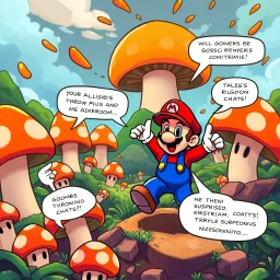 Mushroom Mayhem: The Underground Uproar - Text-based game