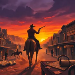Outlaw Rundown - Text-based game