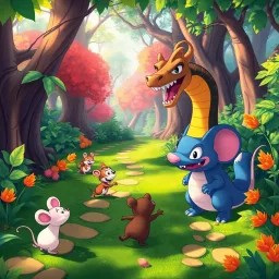 Hiss-teria: The Great Mouse Chase - Text-based game