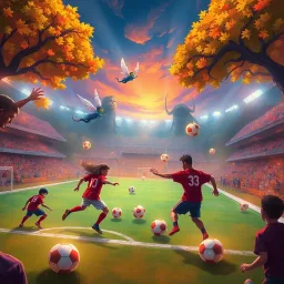 Footy Fables: The Clash of Legends - Text-based game