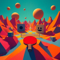 Pong: The Rebellion of Squares - Text-based game
