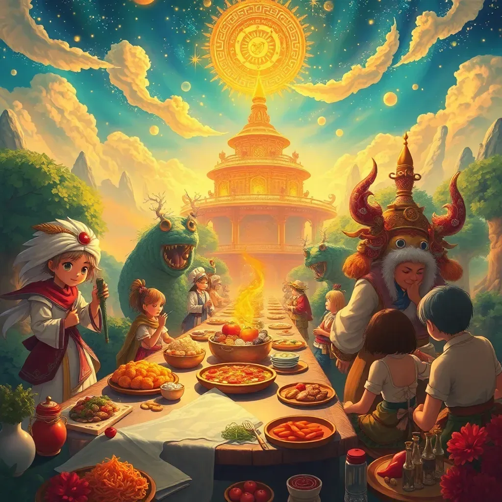Culinary Chronicles: The Celestial Banquet