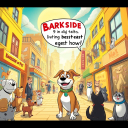 Barkside of the Moon - Text-based game