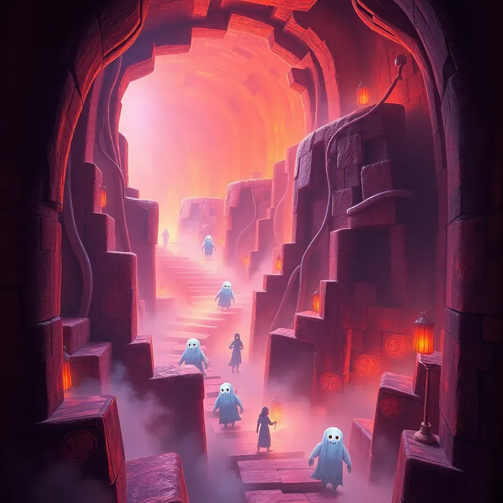 Maze Mayhem: Ghostly Pursuit
