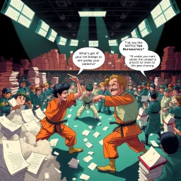 Brawlers & Bureaucracy - Text-based game