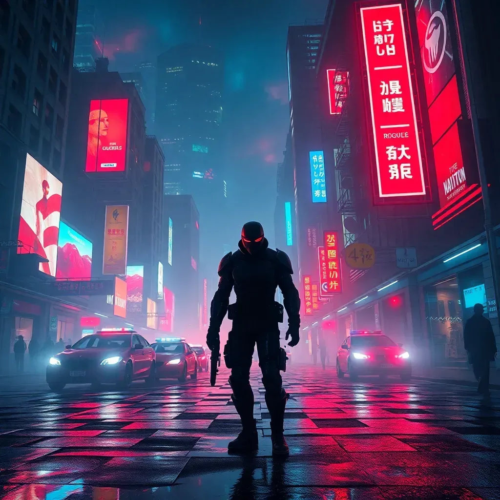 Shadows of the Neon Veil