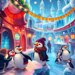 Penguin Heist: Operation Snowball - Text-based game