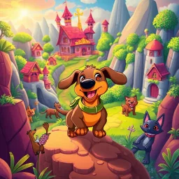 Bark Quest: The Pawesome Adventure - Text-based game