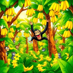 Banana Frenzy: A Chimp's Tale - Text-based game