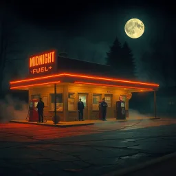 Midnight Fuel - Text-based game