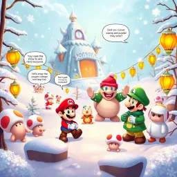Mushroom Kingdom Meltdown - Text-based game