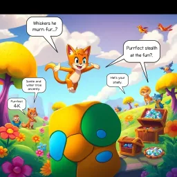 Feline Frenzy: The Cat's Quest - Text-based game