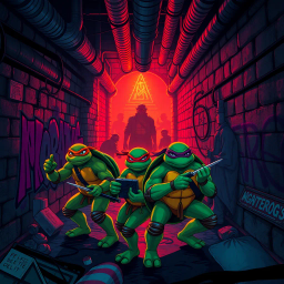 Teenage Mutant Ninja Turtles: Shadows of the City - Text-based game