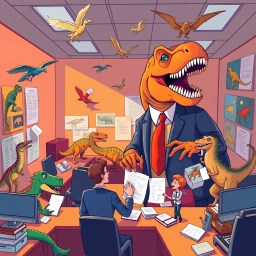 Jurassic Bureaucracy - Text-based game