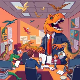 Jurassic Bureaucracy - Text-based game