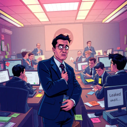 Satirical Workplace Thriller text games