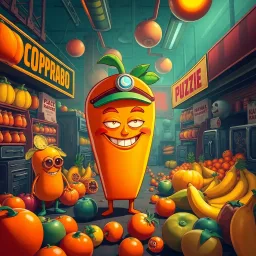 The Misadventures of Captain Orange Peel - Text-based game