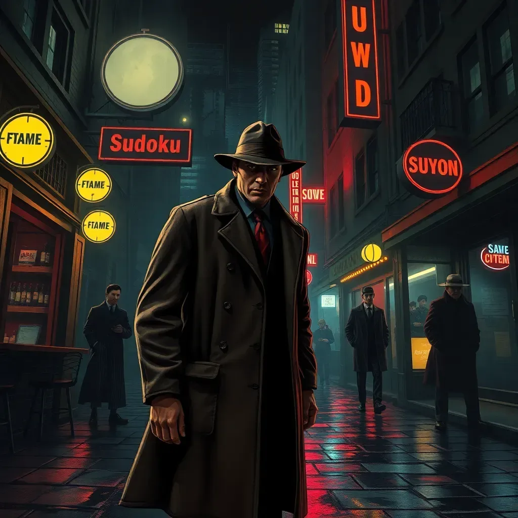 Sudoku Noir: The Number Hunt