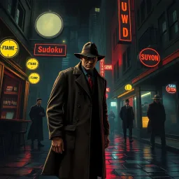 Sudoku Noir: The Number Hunt