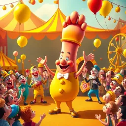 Toe-tally Clowning Around - Text-based game