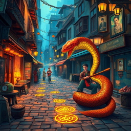 Snake Charmer's Dilemma - Text-based game