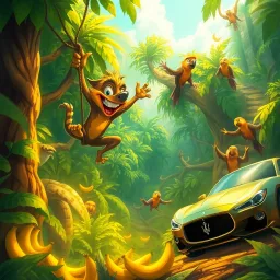 Banana Bandit: The Quest for Greed - Text-based game