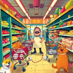 The Great Grocery Gauntlet - Text-based game