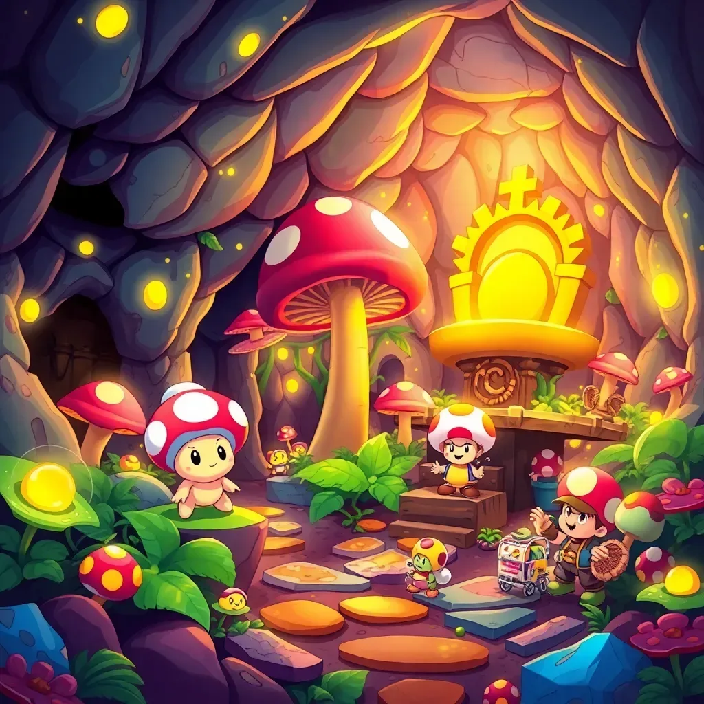 Mushroom Mayhem: The Underground Heist