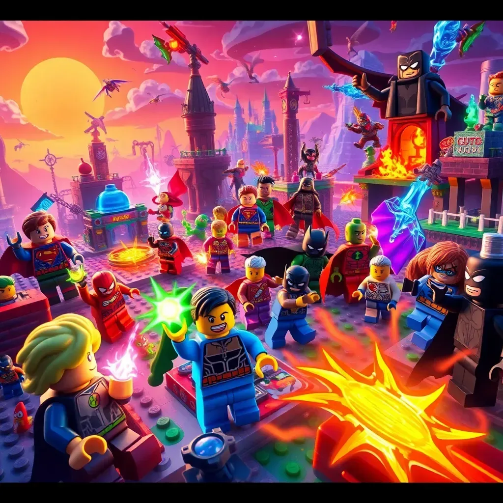 Brick-Bound Heroes: Clash of Color