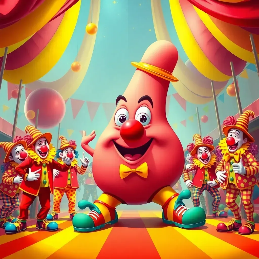Toe-tally Clownin' Around