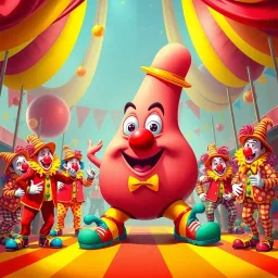 Toe-tally Clownin' Around - Text-based game