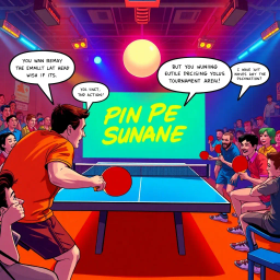 Ping Pong Pandemonium - Text-based game