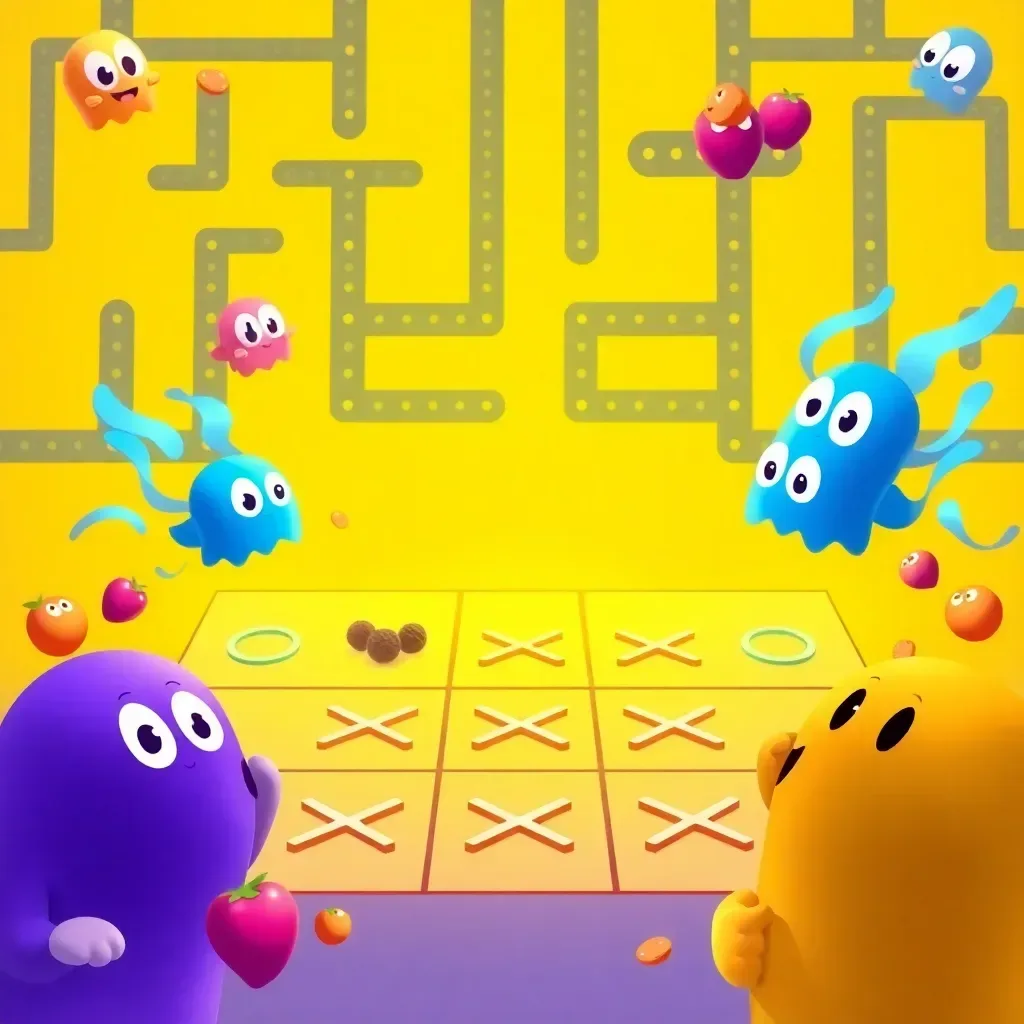 Pac-Tac Toe