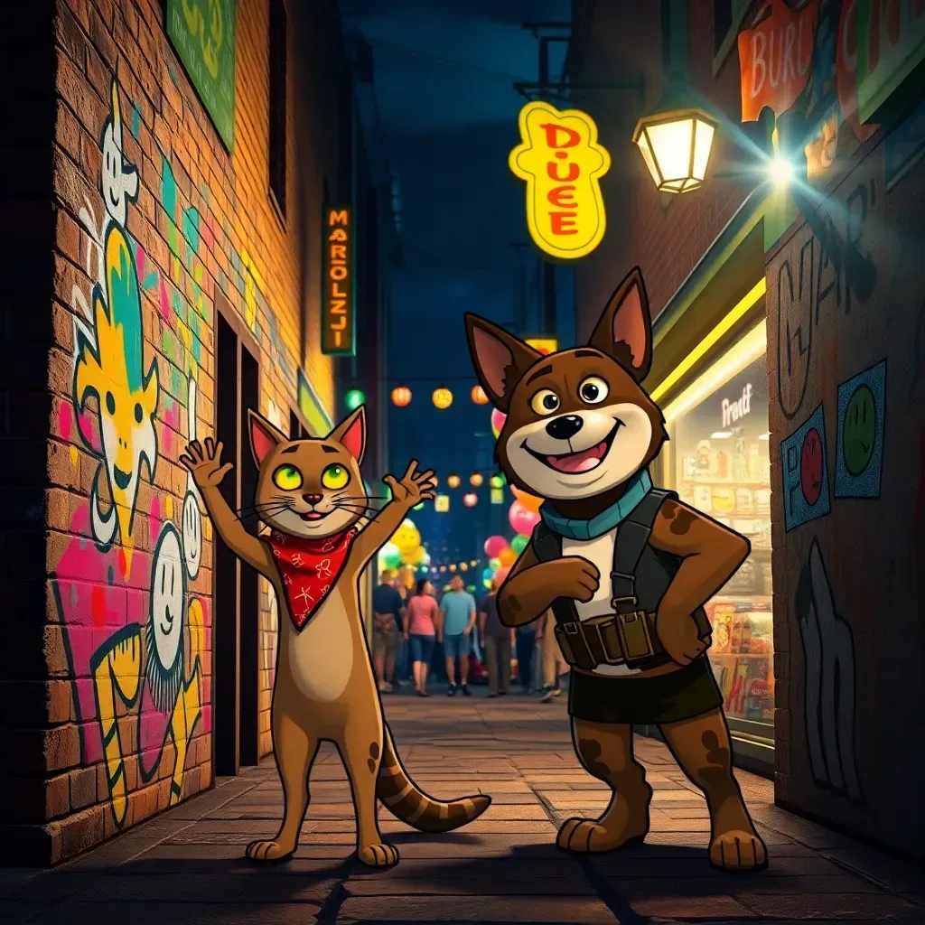 Feline Furies vs. Canine Commandos