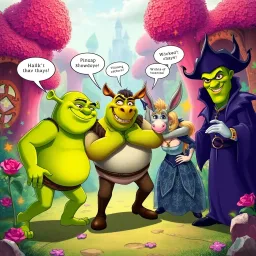 Shrek's Swap-tastic Showdown - Text-based game