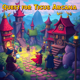 Quest for the Locus Arcana - Text-based game