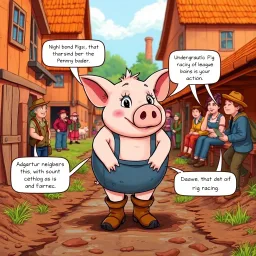 Swine & Dine: The Pig-Opoly - Text-based game