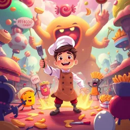 Snack Attack: The Culinary Duel - Text-based game