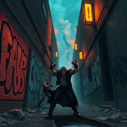 City Brawlers: Rumble in the Streets - Text-based game