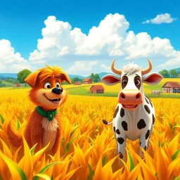 Corn Quest: Canine Caper - Text-based game